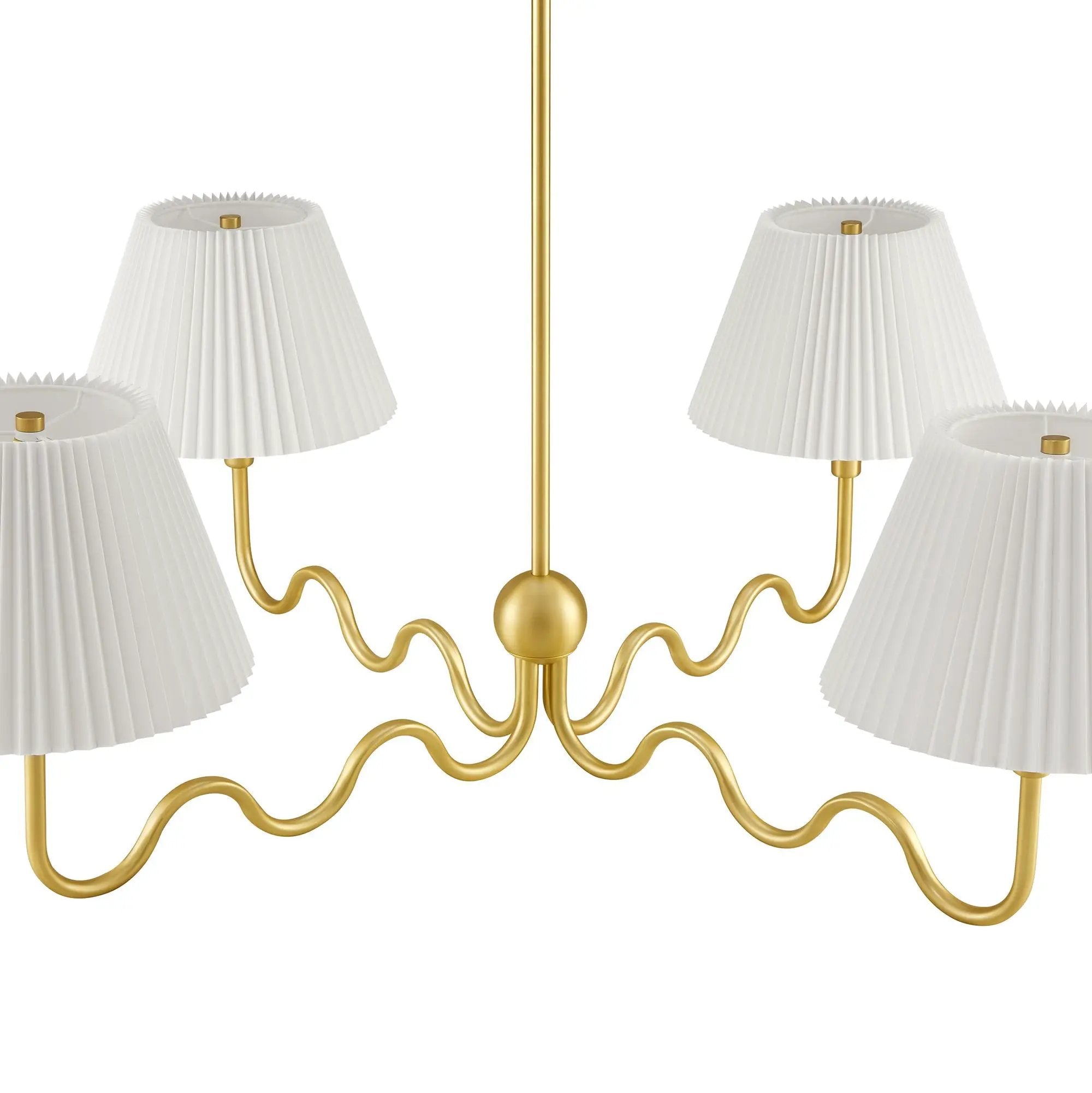Wave Squiggle 4-Arm Pendant Light by Modway by HouseOfZazla