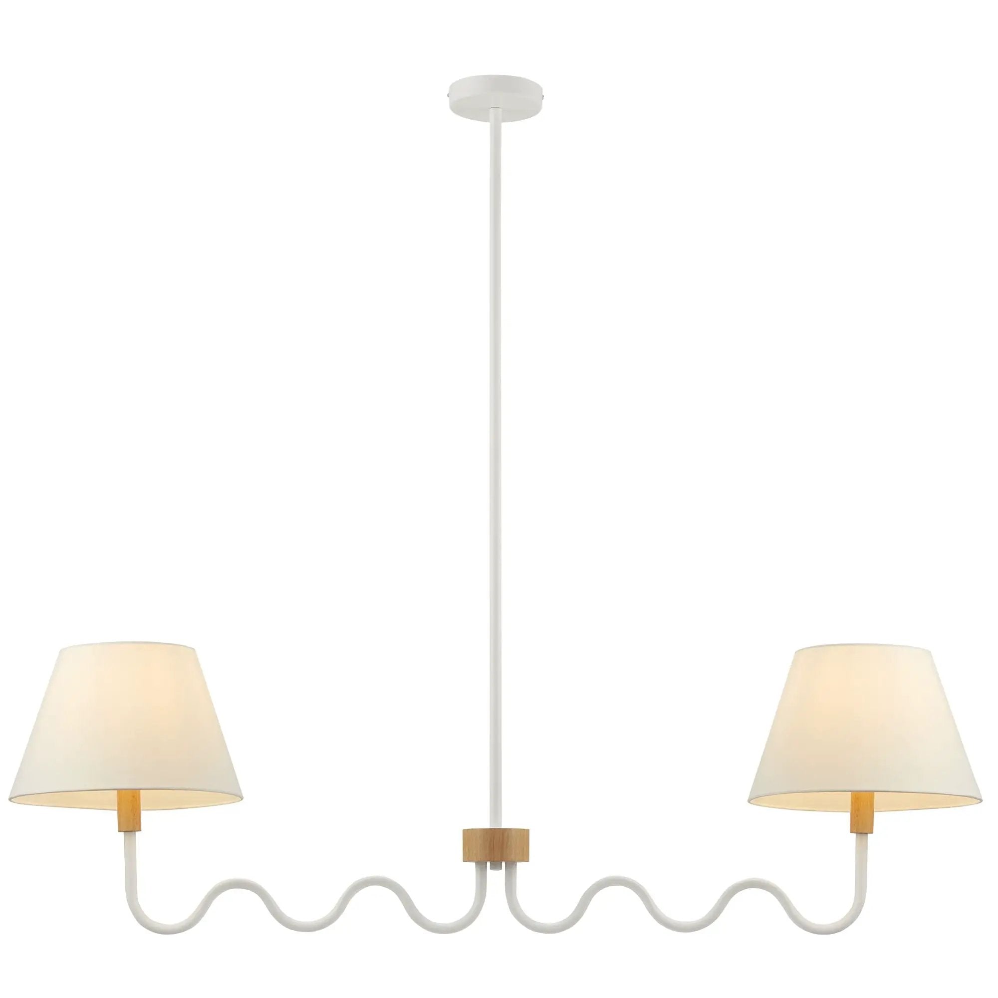 Sunlit Squiggle 2-Arm Pendant Light by Modway by HouseOfZazla