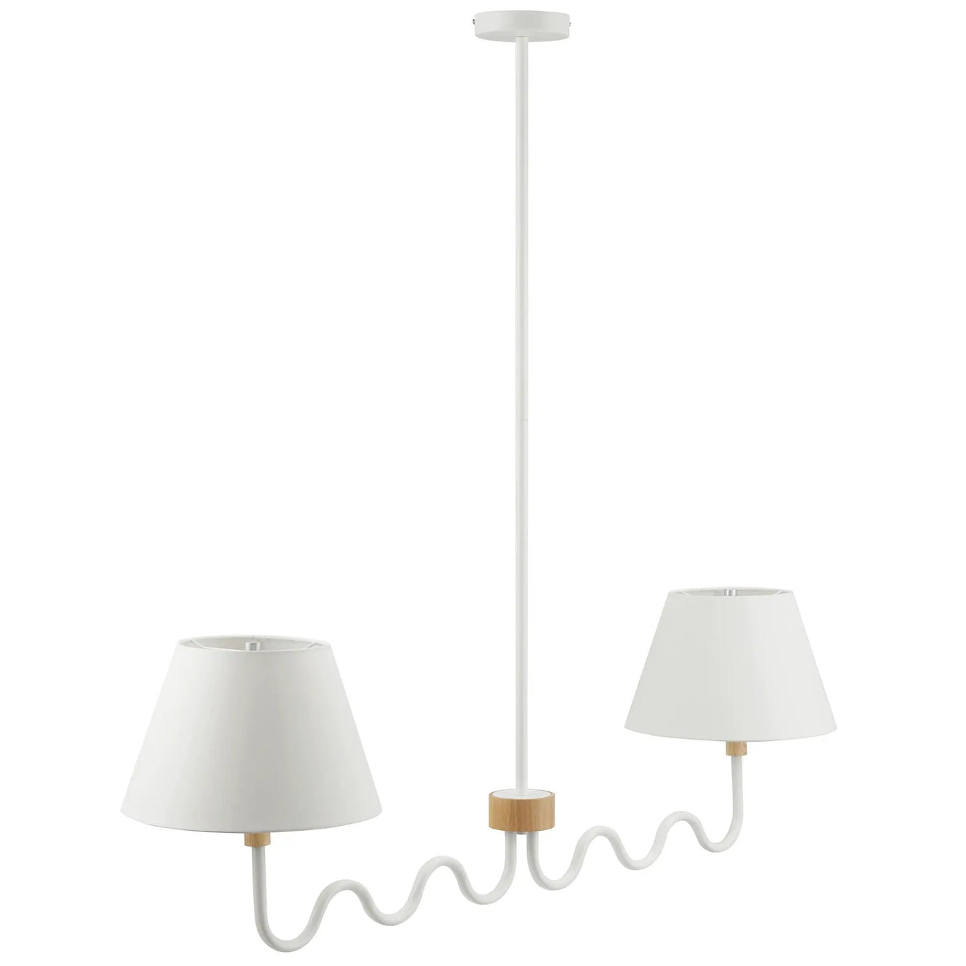 Sunlit Squiggle 2-Arm Pendant Light by Modway by HouseOfZazla