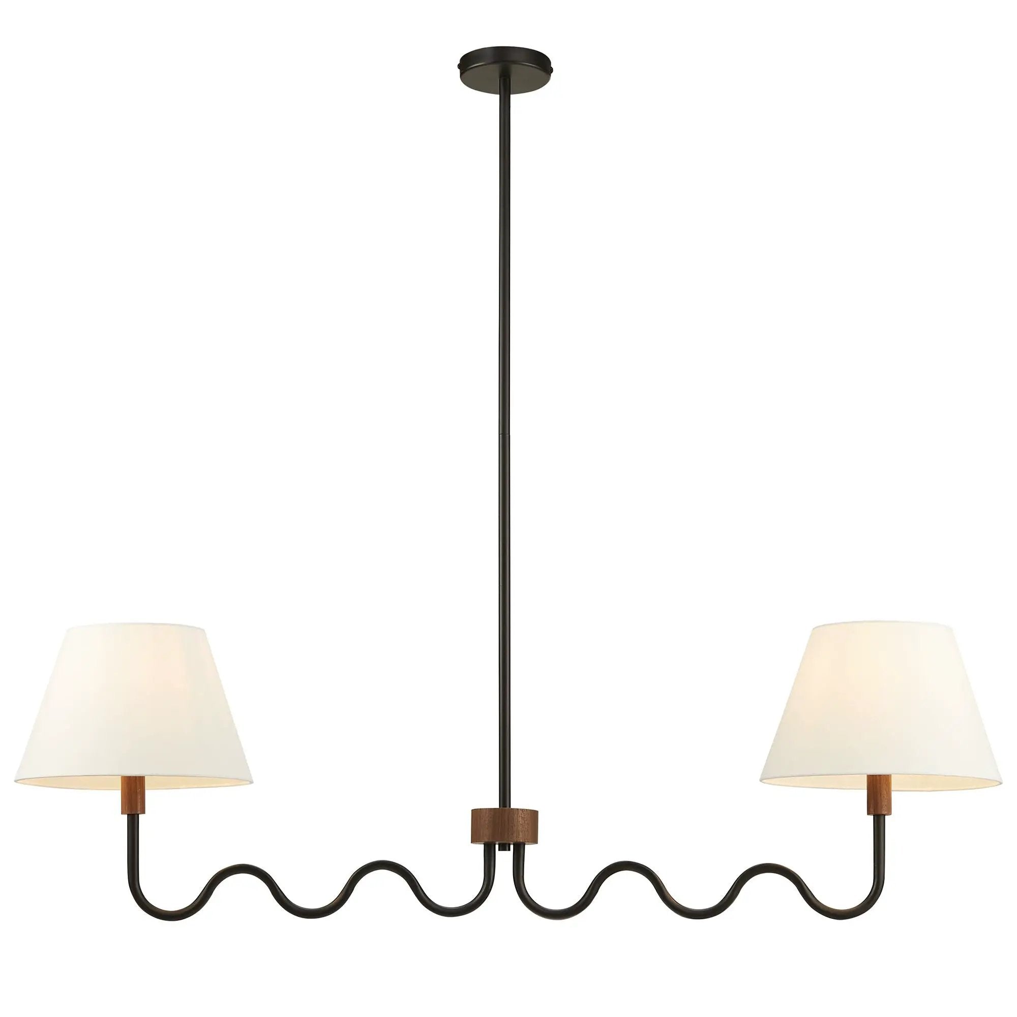 Sunlit Squiggle 2-Arm Pendant Light by Modway by HouseOfZazla