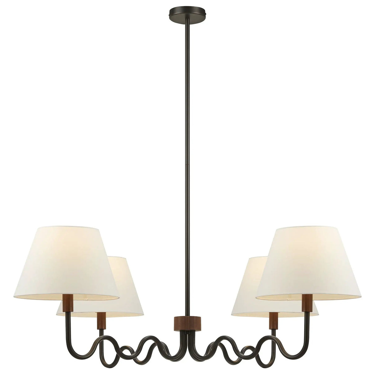 Sunlit Squiggle 4-Arm Pendant Light by Modway by HouseOfZazla