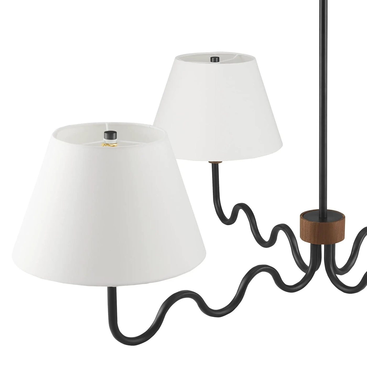 Sunlit Squiggle 4-Arm Pendant Light by Modway by HouseOfZazla