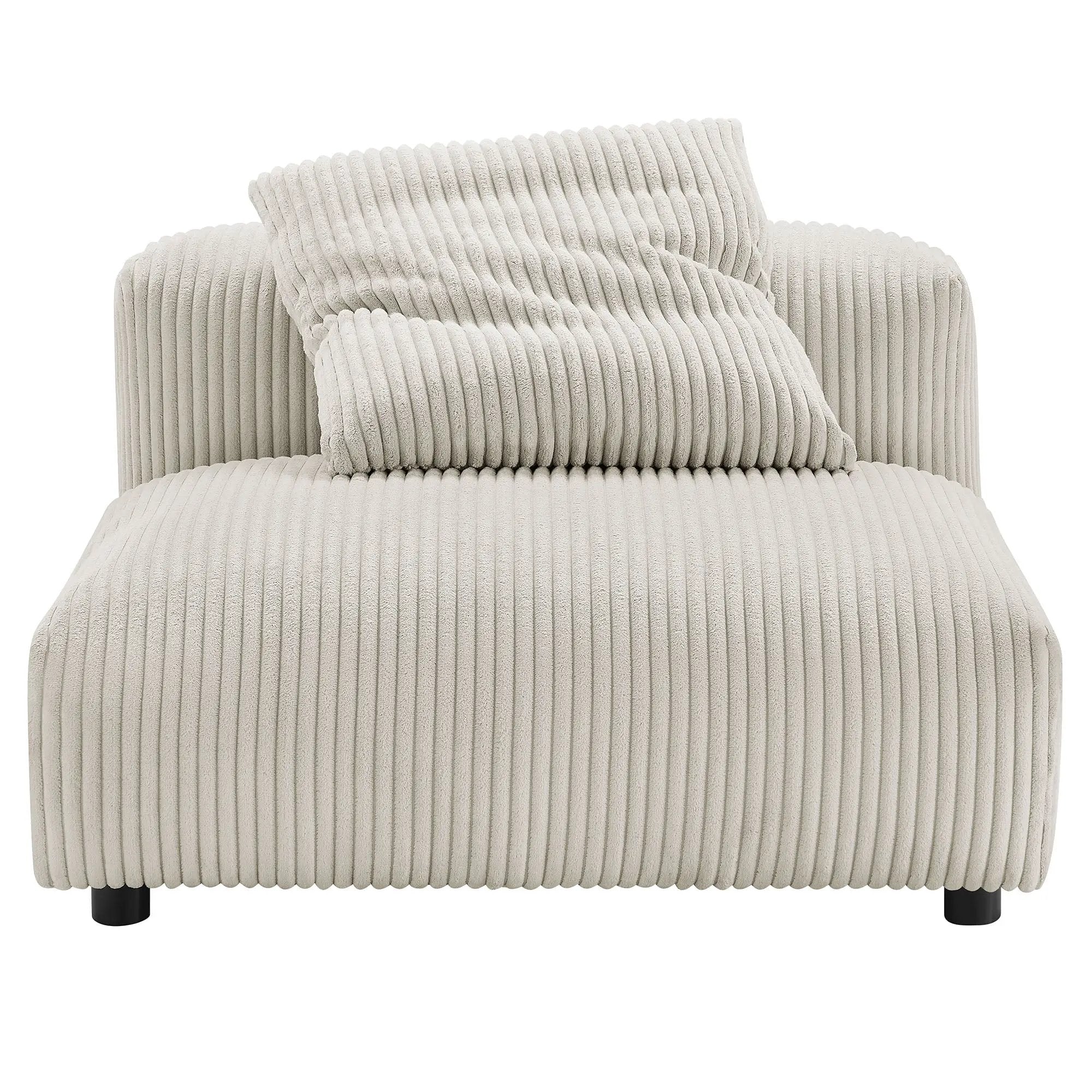 Solace 2-Piece Modular Corduroy Upholstered Sofa by Modway by HouseOfZazla
