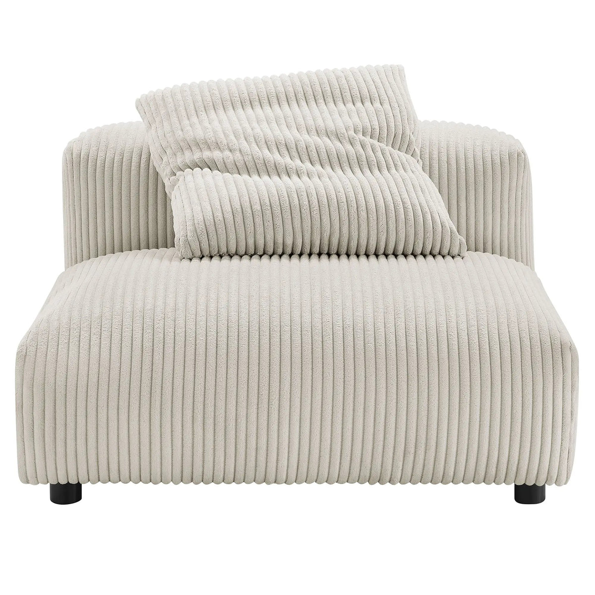 Solace Modular Corduroy Upholstered Armless Chair by HouseOfZazla