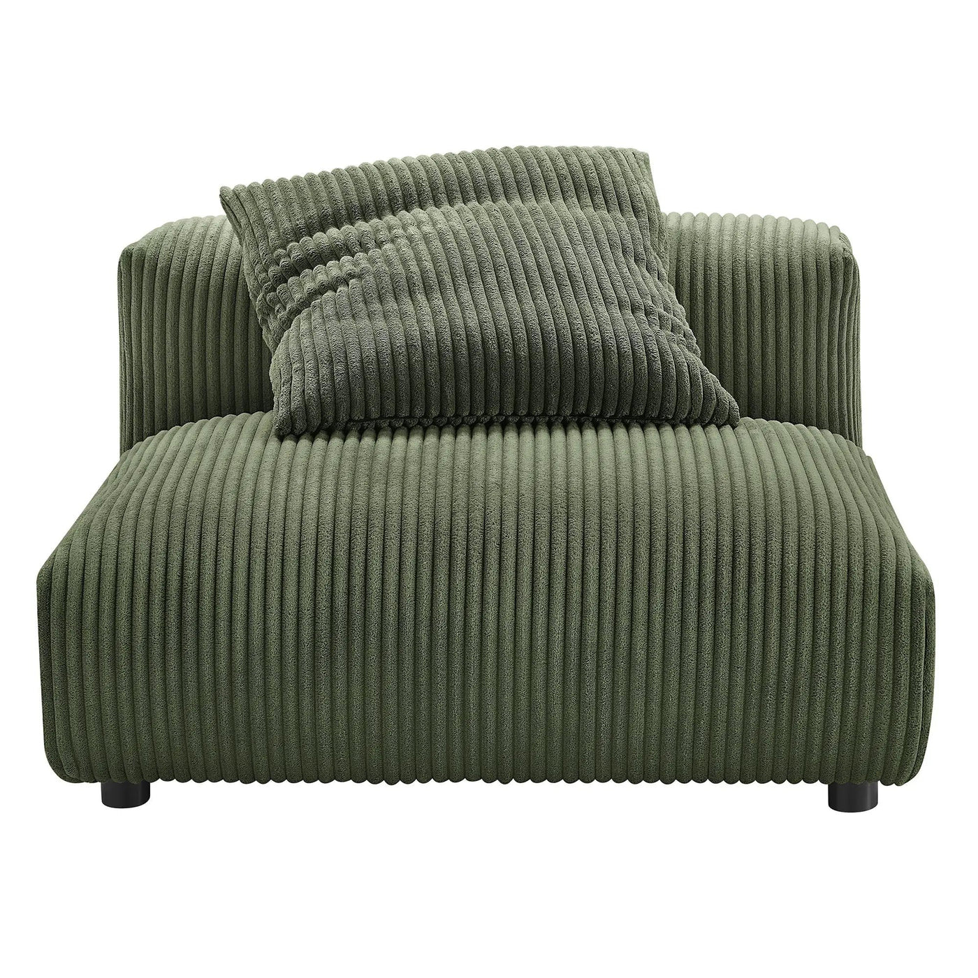 Solace 2-Piece Modular Corduroy Upholstered Sofa by Modway by HouseOfZazla