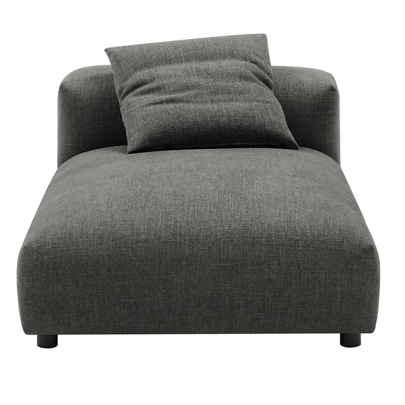 Solace Modular Upholstered Fabric Armless Chaise Lounge by HouseOfZazla