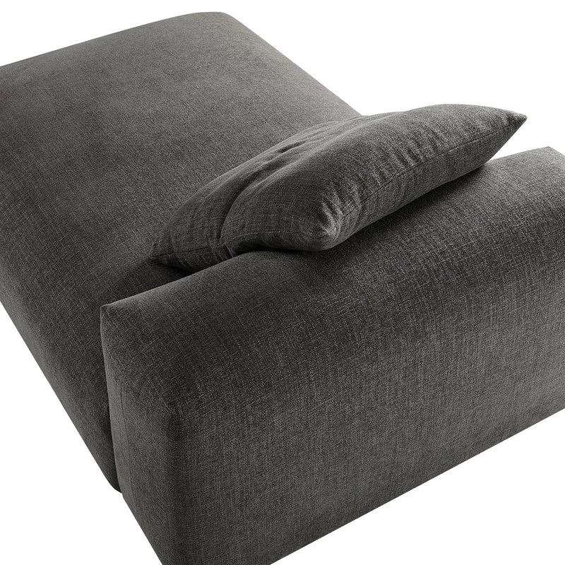 Solace Modular Upholstered Fabric Armless Chaise Lounge by HouseOfZazla