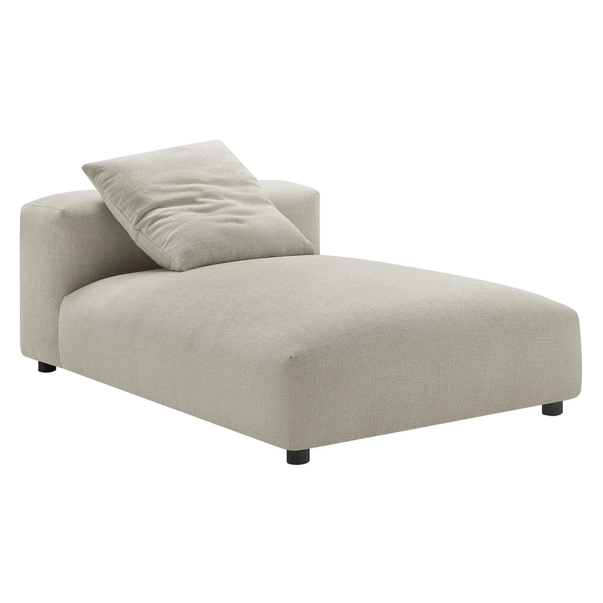 Solace Modular Upholstered Fabric Armless Chaise Lounge by HouseOfZazla