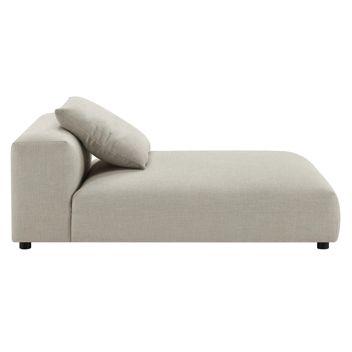 Solace Modular Upholstered Fabric Armless Chaise Lounge by HouseOfZazla