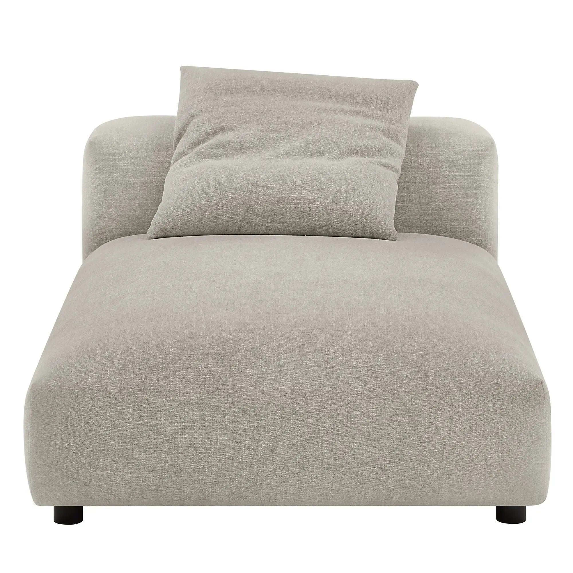Solace Modular Upholstered Fabric Armless Chaise Lounge by HouseOfZazla