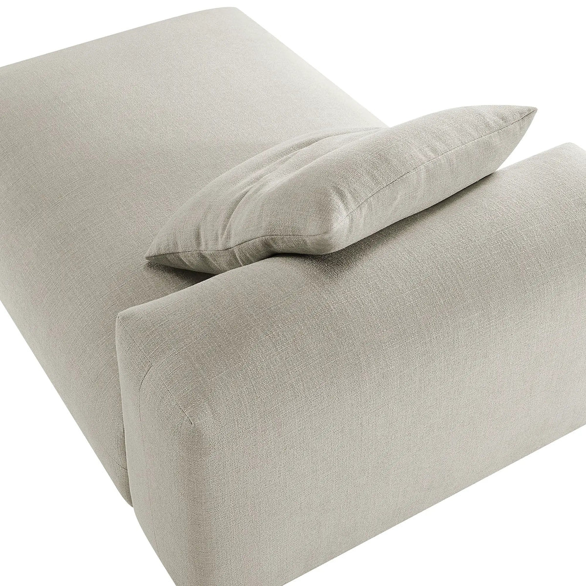 Solace Modular Upholstered Fabric Armless Chaise Lounge by HouseOfZazla