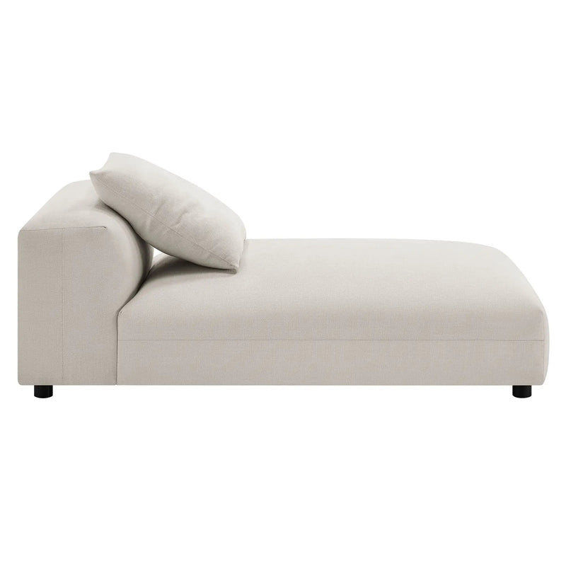 Solace Modular Upholstered Fabric Armless Chaise Lounge by HouseOfZazla