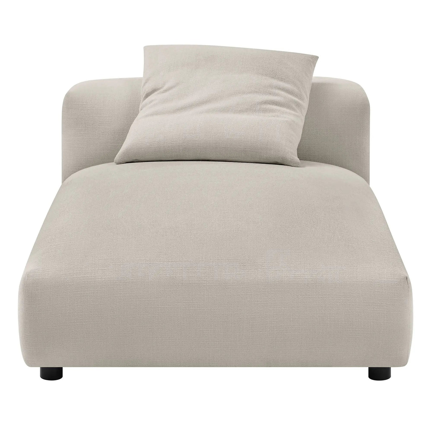 Solace Modular Upholstered Fabric Armless Chaise Lounge by HouseOfZazla