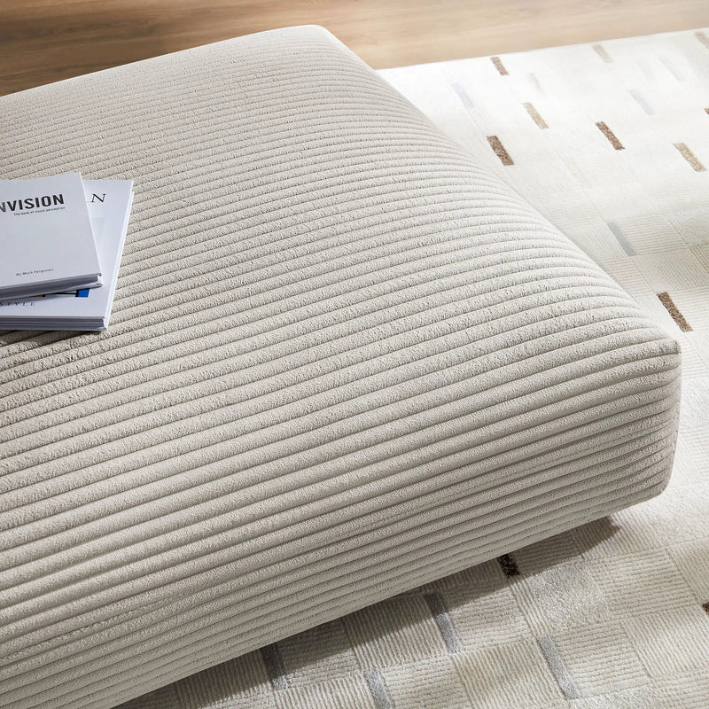 Solace Modular Corduroy Upholstered Ottoman by Modway by HouseOfZazla