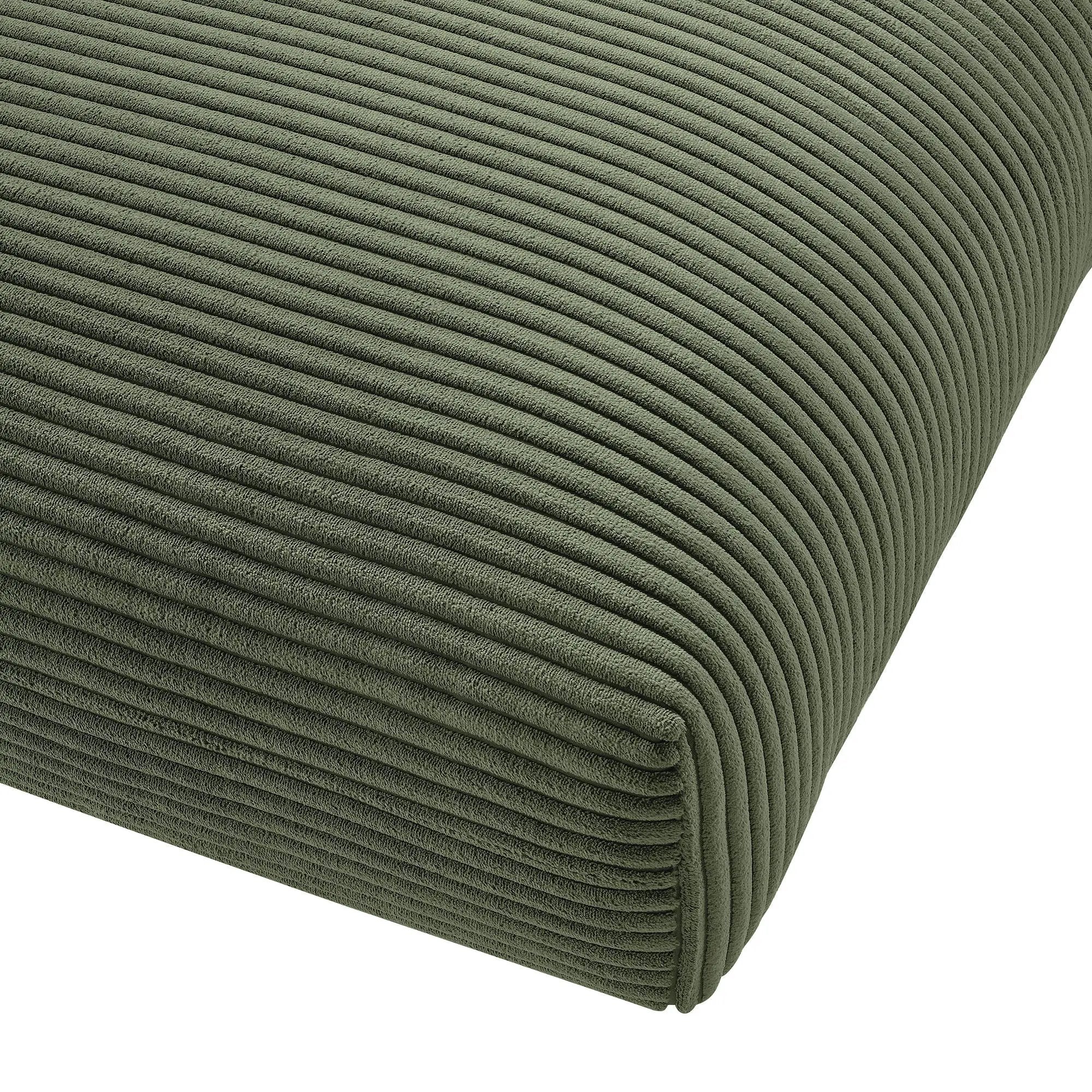 Solace Modular Corduroy Upholstered Ottoman by Modway by HouseOfZazla