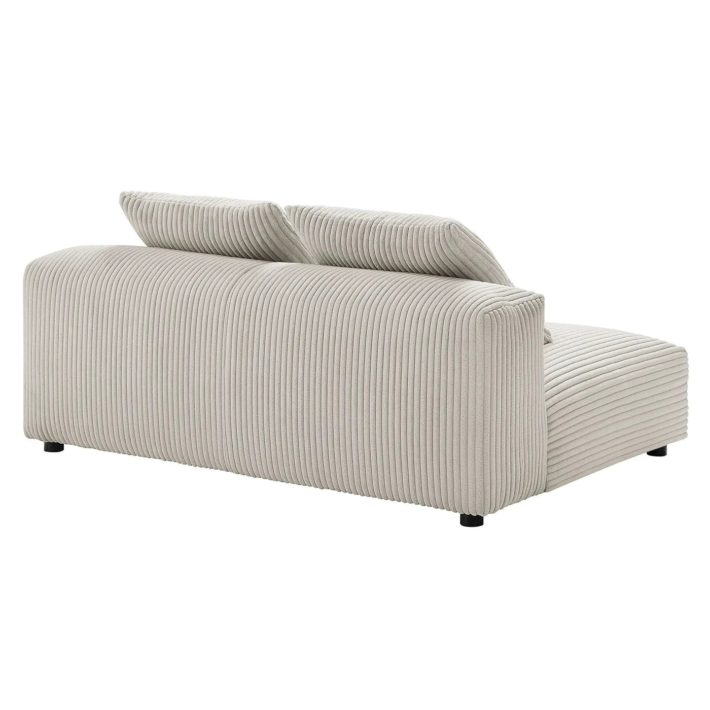 Solace Modular Corduroy Upholstered Armless Loveseat by Modway by HouseOfZazla