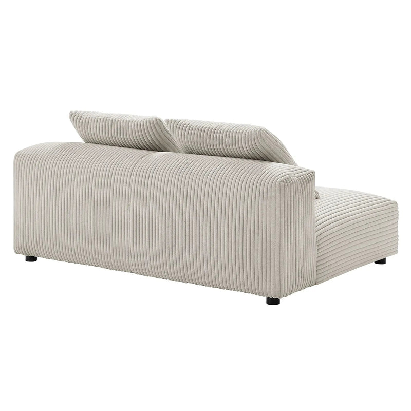 Solace Modular Corduroy Upholstered Armless Loveseat by Modway by HouseOfZazla