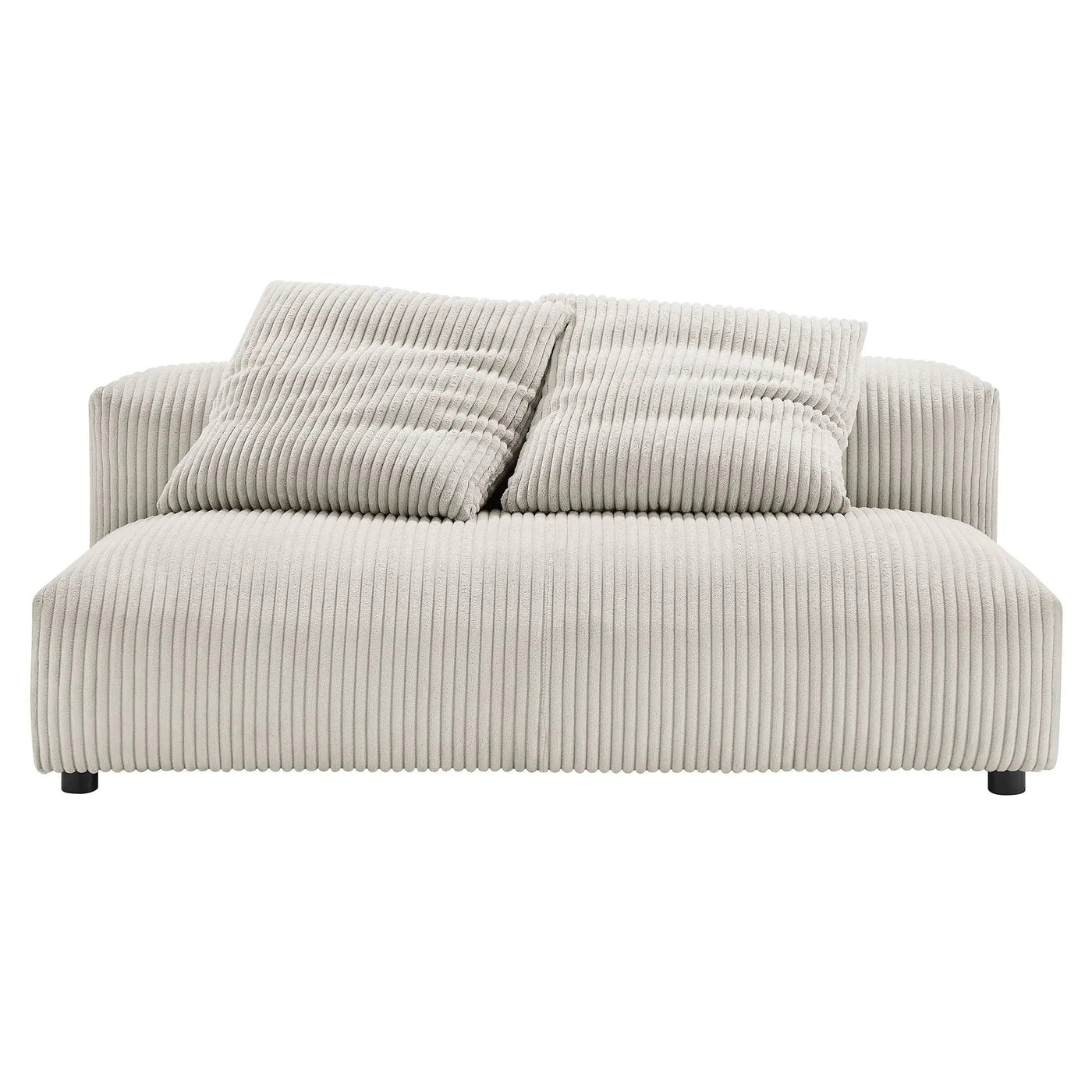 Solace Modular Corduroy Upholstered Armless Loveseat by Modway by HouseOfZazla
