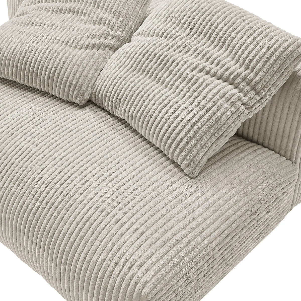 Solace Modular Corduroy Upholstered Armless Loveseat by Modway by HouseOfZazla