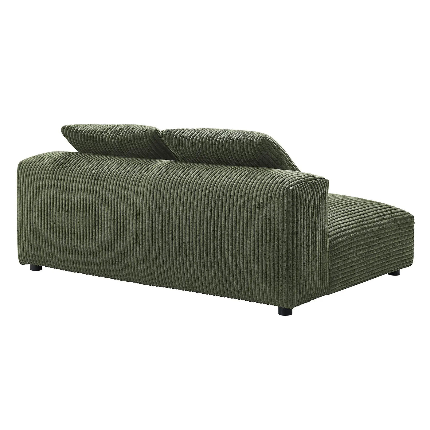 Solace Modular Corduroy Upholstered Armless Loveseat by Modway by HouseOfZazla