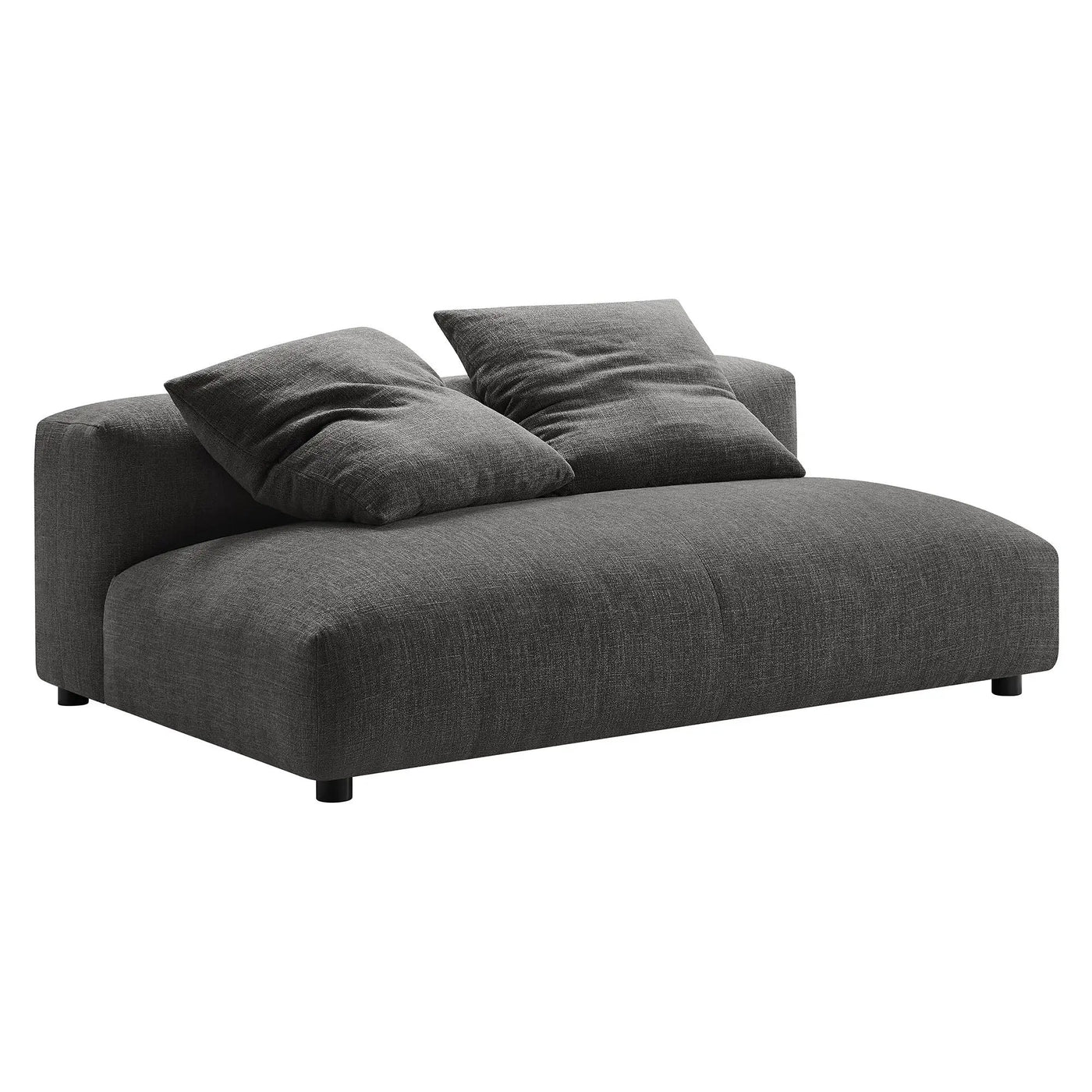 Solace 2-Piece Modular Upholstered Fabric Sectional Sofa with Chaise by Modway by HouseOfZazla