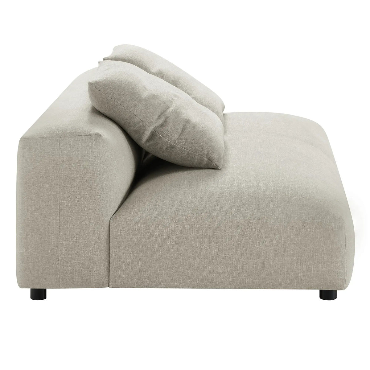 Solace Modular Upholstered Fabric Armless Loveseat by Modway by HouseOfZazla
