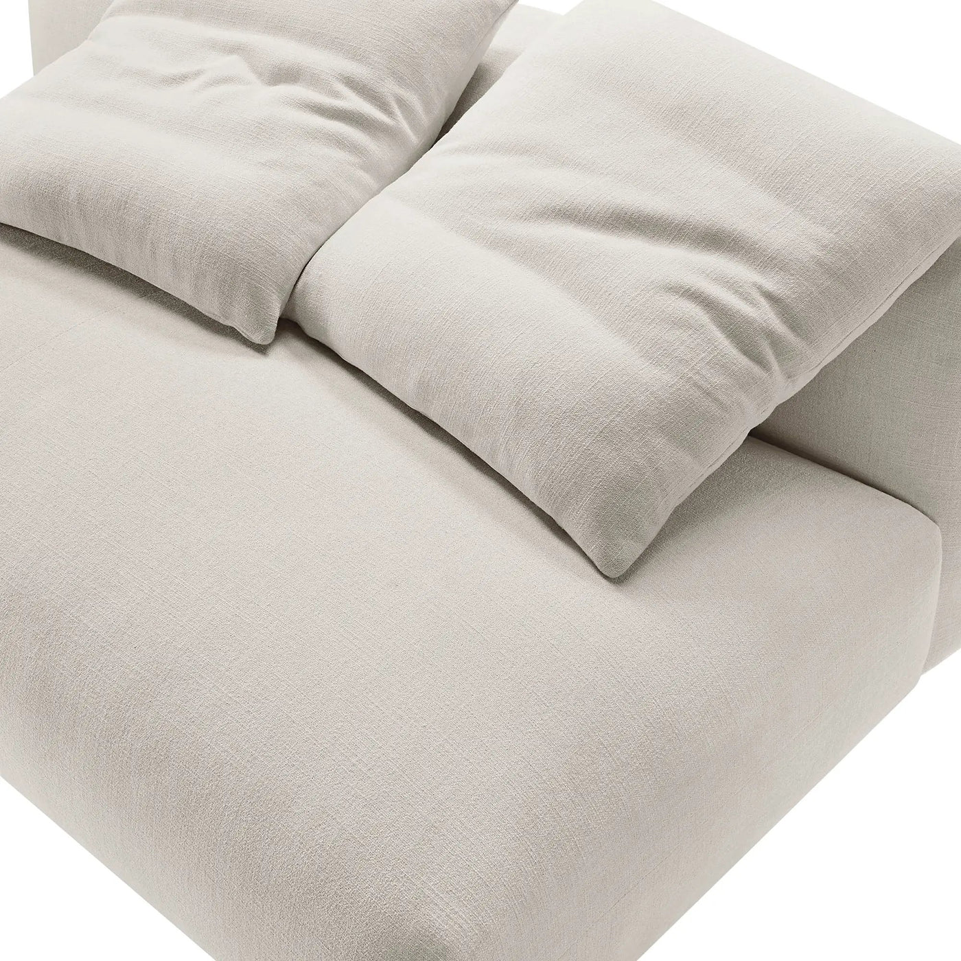 Solace Modular Upholstered Fabric Armless Loveseat by Modway by HouseOfZazla