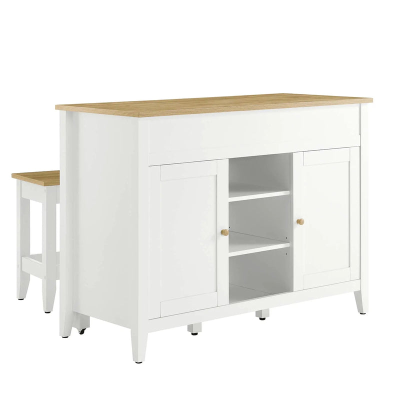 Garland 3-Piece Kitchen Island and Stool Set by Modway by HouseOfZazla