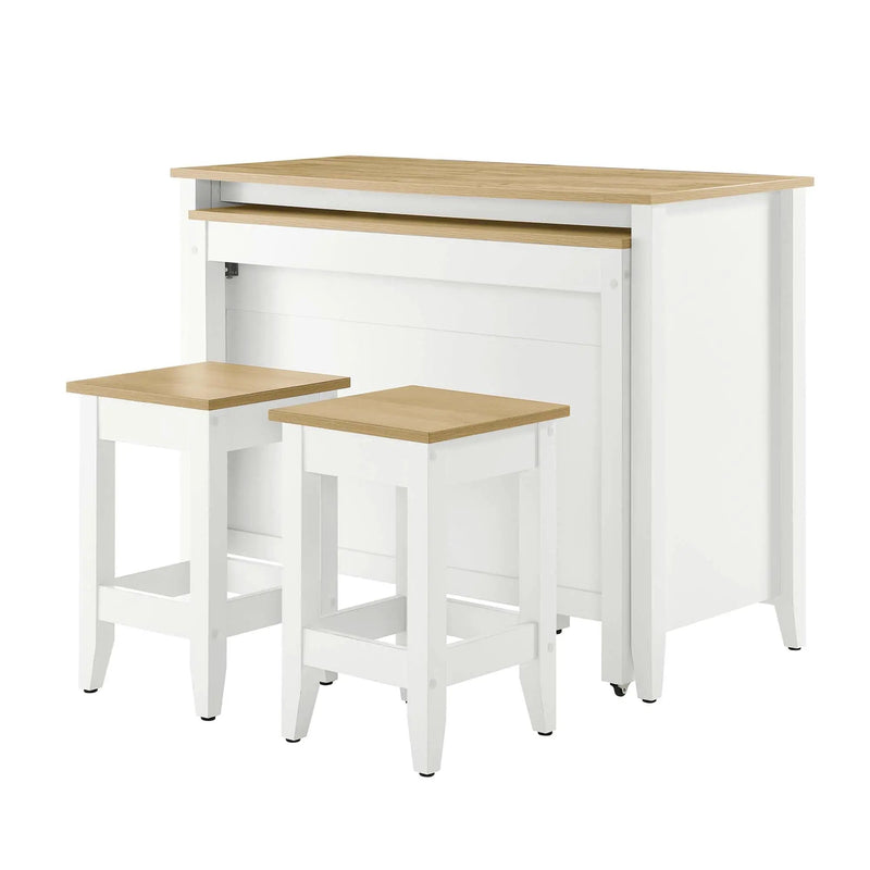 Garland 3-Piece Kitchen Island and Stool Set by Modway by HouseOfZazla