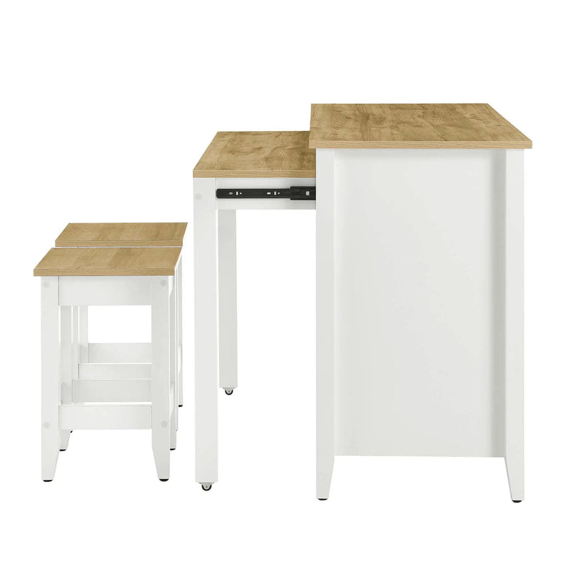 Garland 3-Piece Kitchen Island and Stool Set by Modway by HouseOfZazla