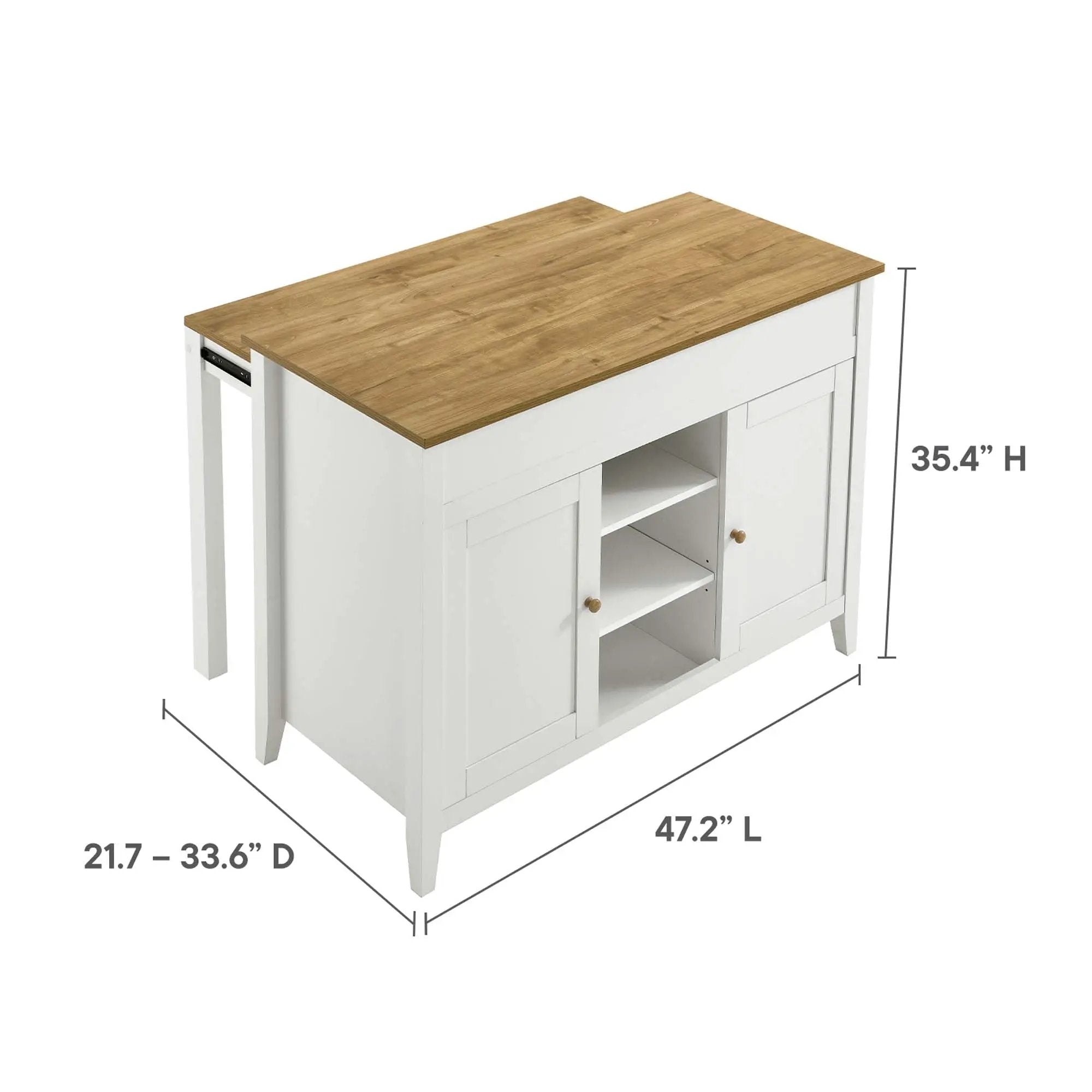 Garland 3-Piece Kitchen Island and Stool Set by Modway by HouseOfZazla