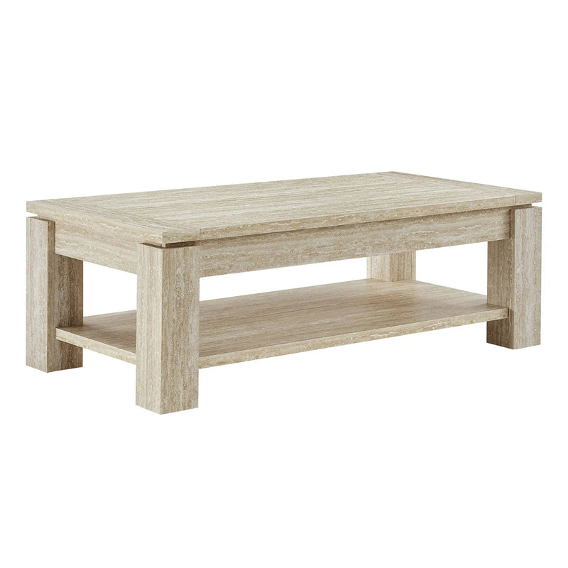 Hollis Travertine Coffee Table by Modway by HouseOfZazla