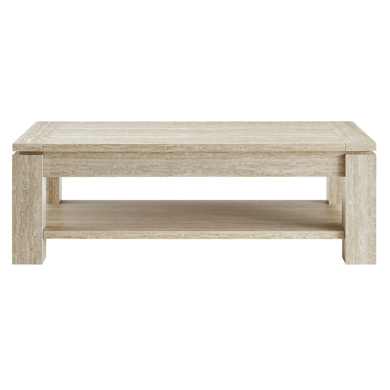 Hollis Travertine Coffee Table by Modway by HouseOfZazla
