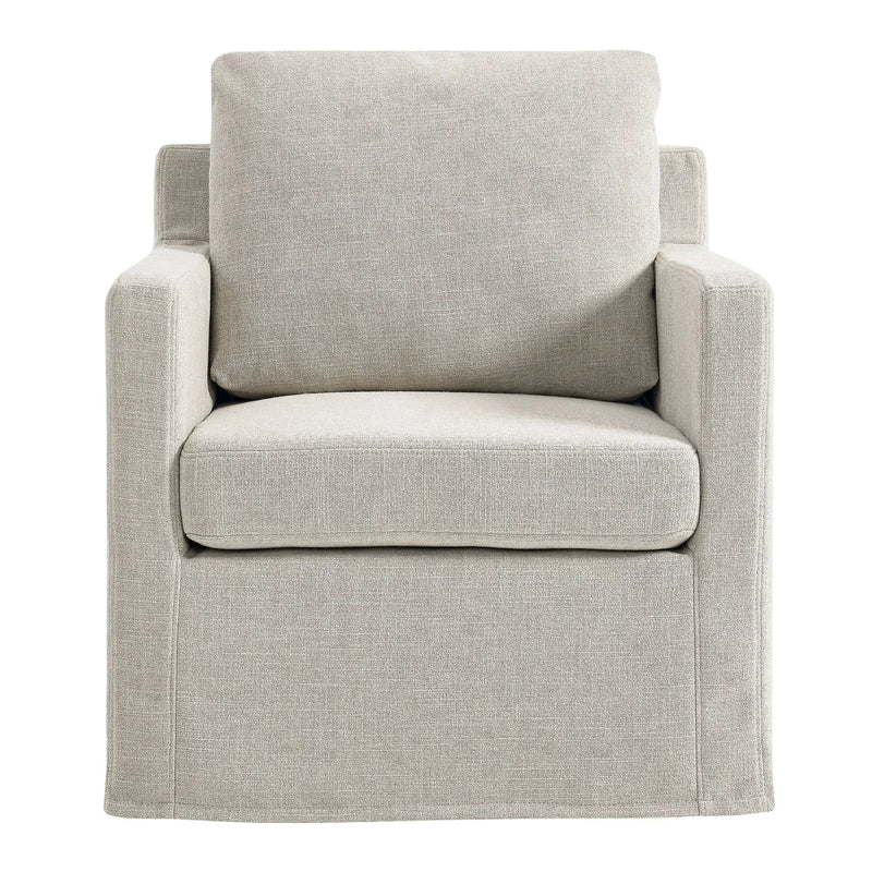 Serene Fabric Slipcovered Swivel Armchair by Modway by HouseOfZazla