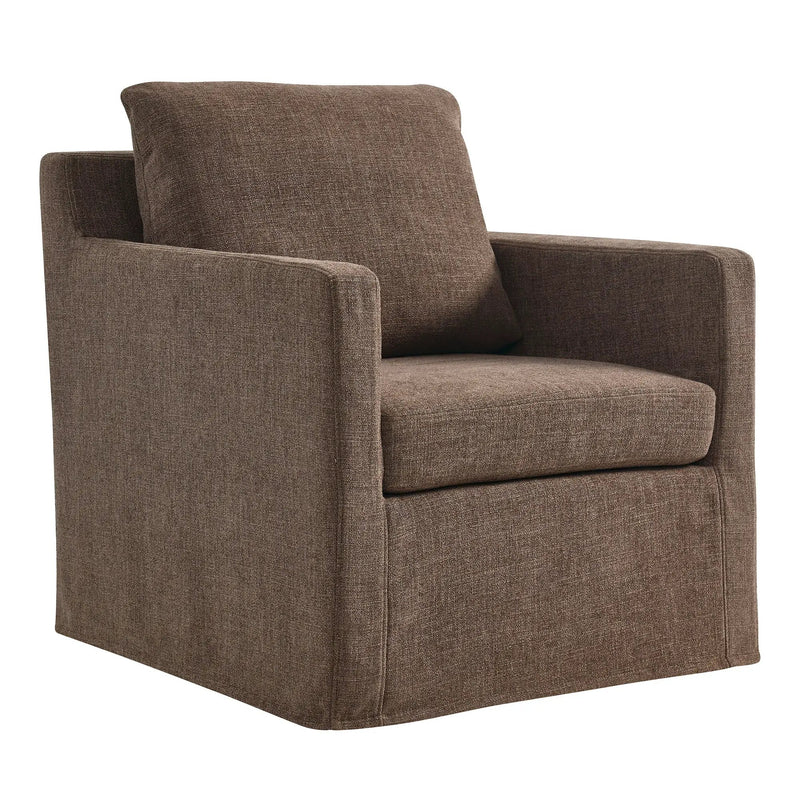 Serene Fabric Slipcovered Swivel Armchair by Modway by HouseOfZazla