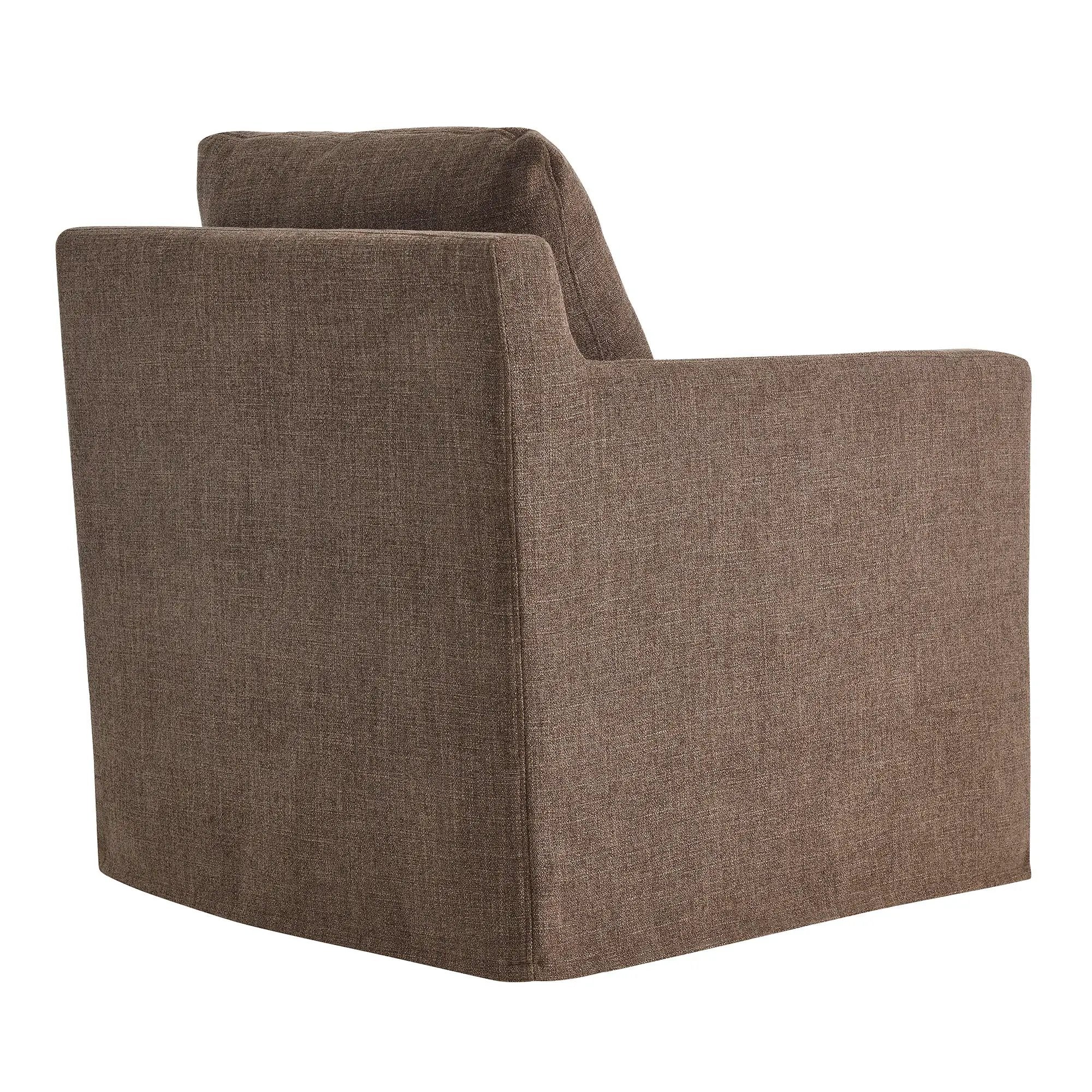 Serene Fabric Slipcovered Swivel Armchair by Modway by HouseOfZazla