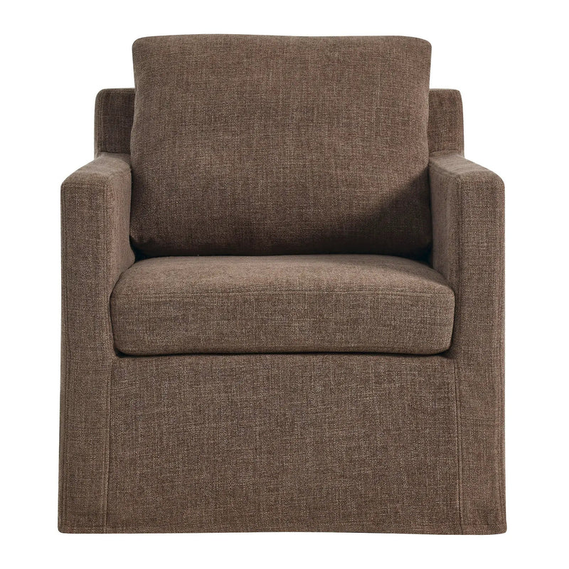 Serene Fabric Slipcovered Swivel Armchair by Modway by HouseOfZazla