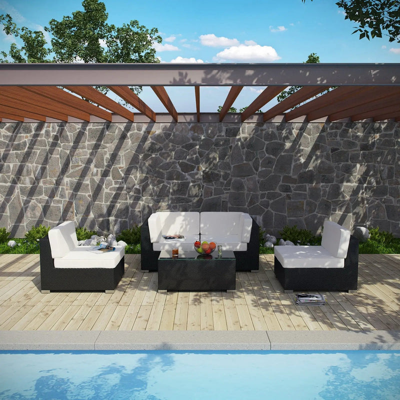 Camfora 5-Piece Outdoor Patio Sectional Set by Modway by HouseOfZazla