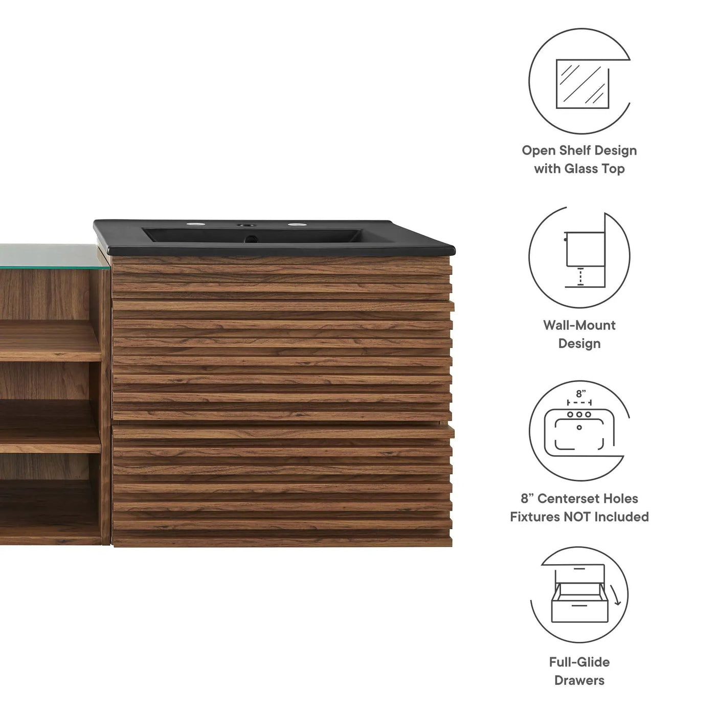 Render 62" Wall-Mount Double Sink Bathroom Vanity by Modway by HouseOfZazla