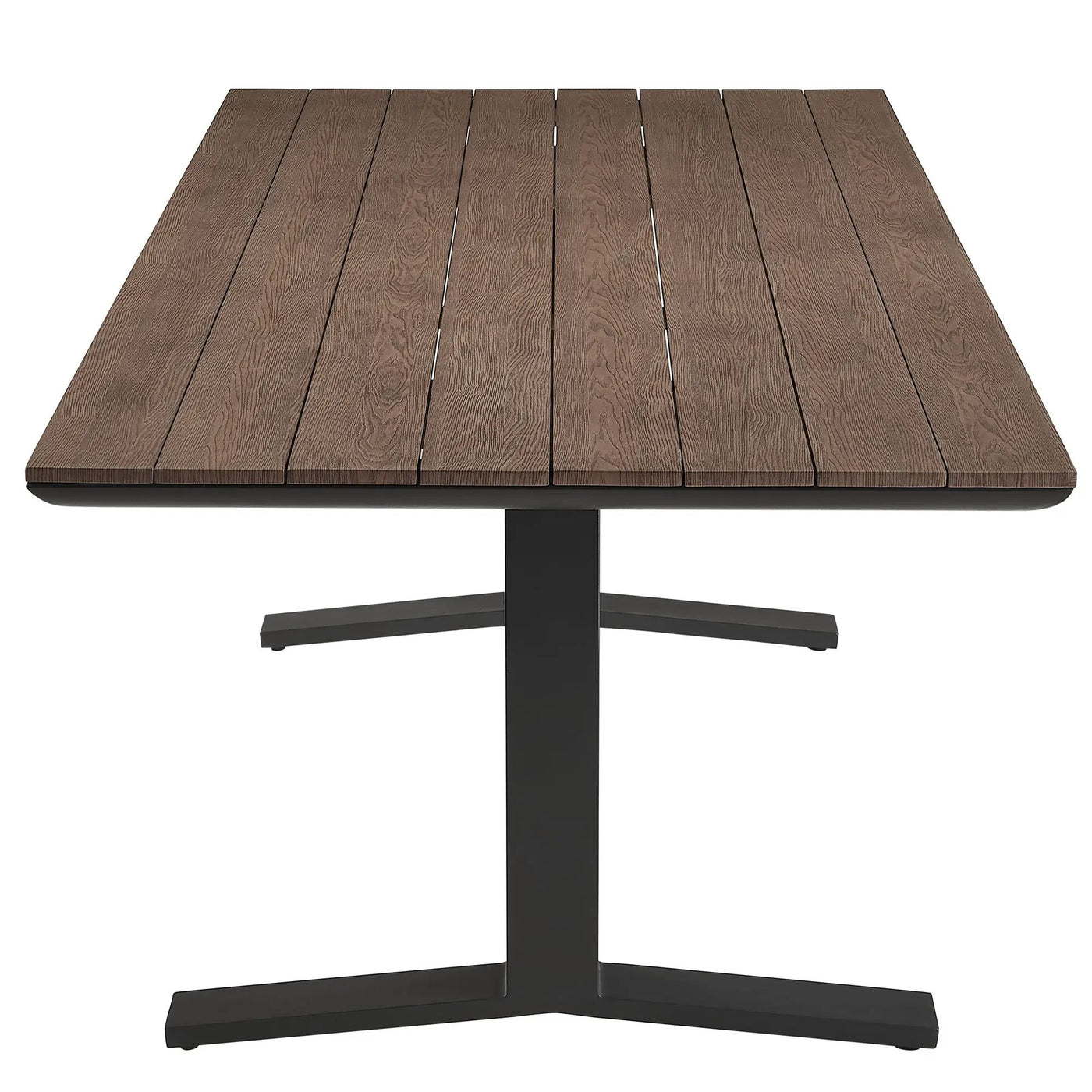 Gavelston 91" Outdoor Patio Aluminum Dining Table by Modway by HouseOfZazla