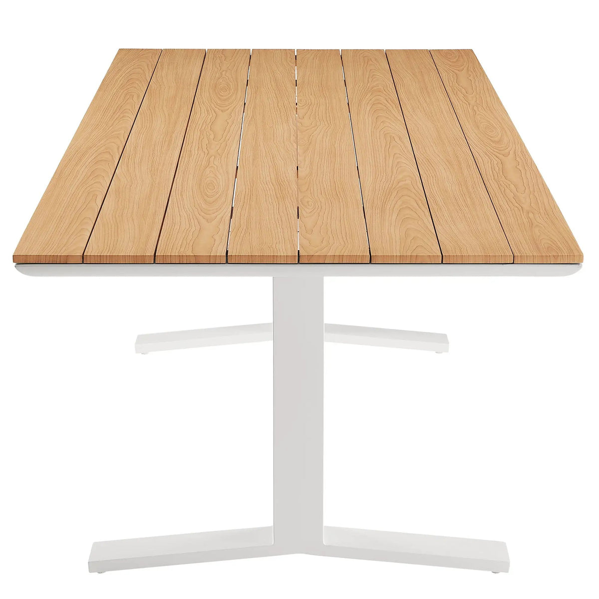 Gavelston 91" Outdoor Patio Aluminum Dining Table by Modway by HouseOfZazla