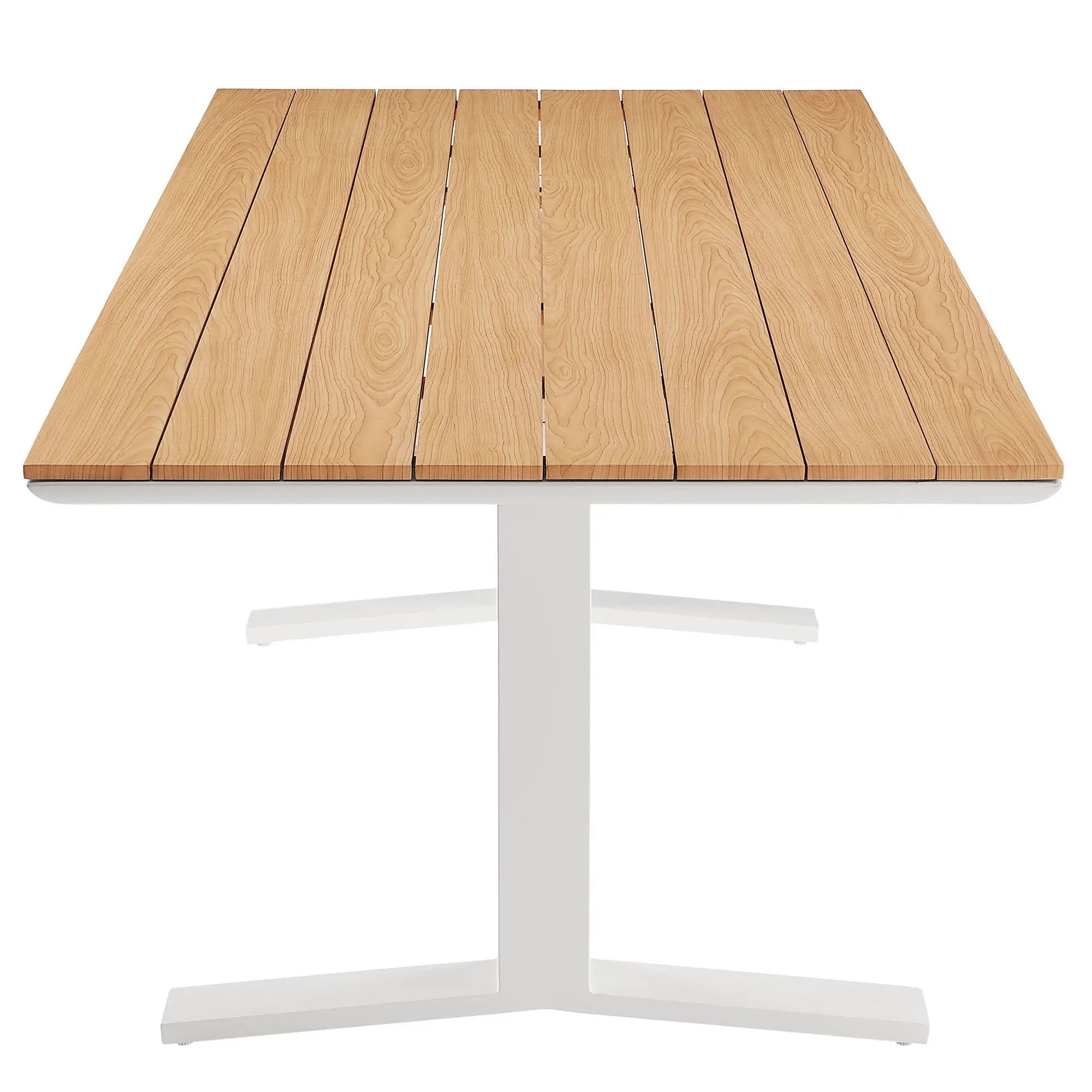 Gavelston 91" Outdoor Patio Aluminum Dining Table by Modway by HouseOfZazla