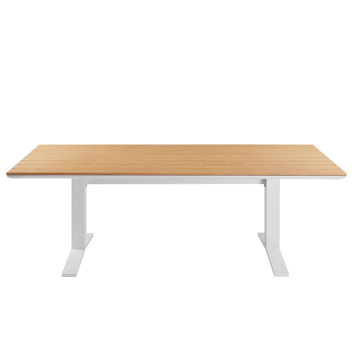 Gavelston 91" Outdoor Patio Aluminum Dining Table by Modway by HouseOfZazla