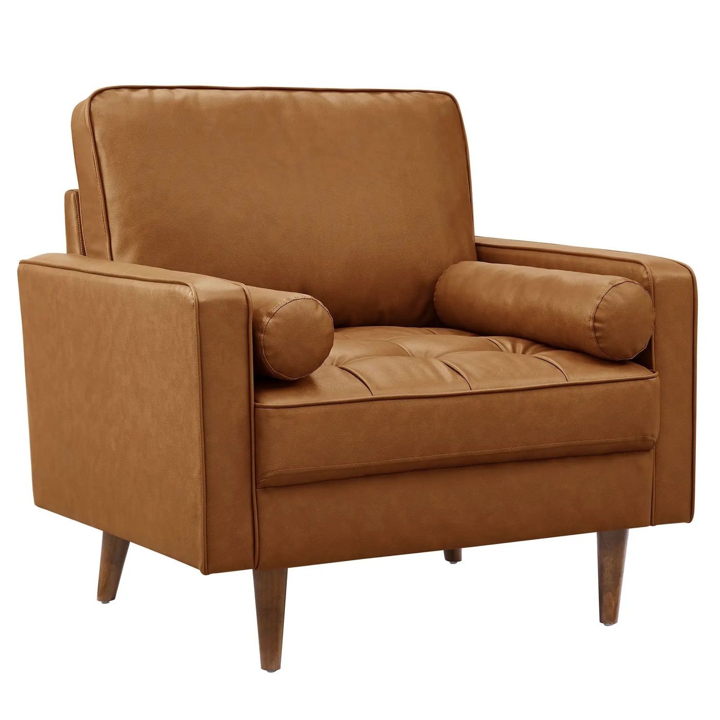 Valour Tufted Vegan Leather Accent Armchair by Modway by HouseOfZazla