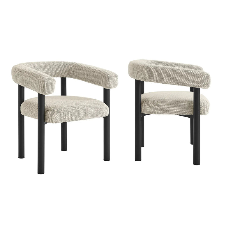 Nautica Outdoor Patio Aluminum Dining Armchairs Set of 2 by Modway by HouseOfZazla