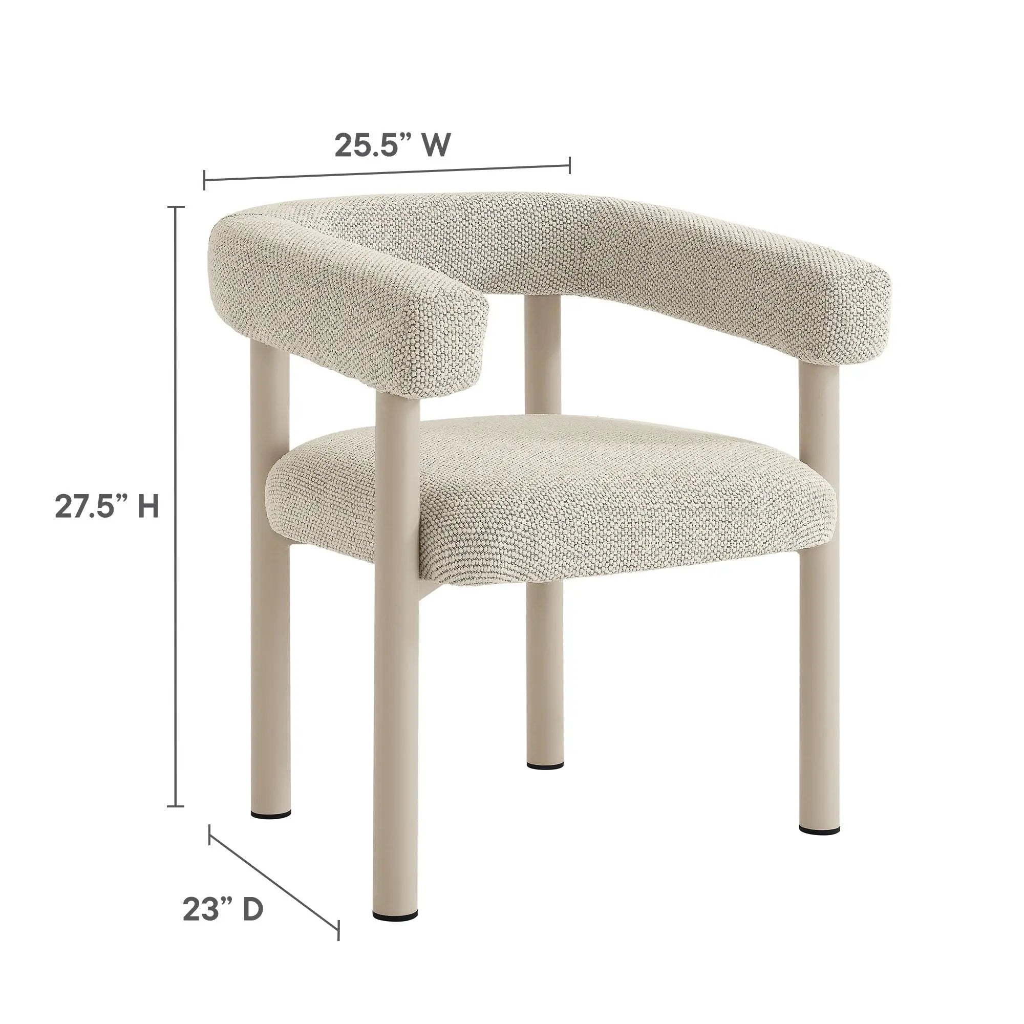 Nautica Outdoor Patio Aluminum Dining Armchairs Set of 2 by Modway by HouseOfZazla