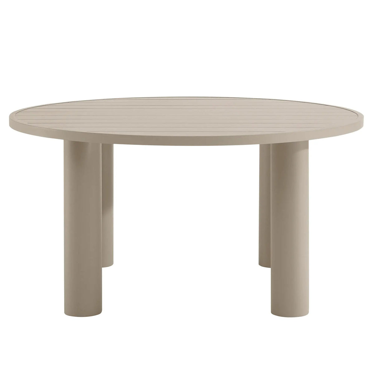 Nautica Outdoor Patio 60" Round Aluminum Dining Table by Modway by HouseOfZazla