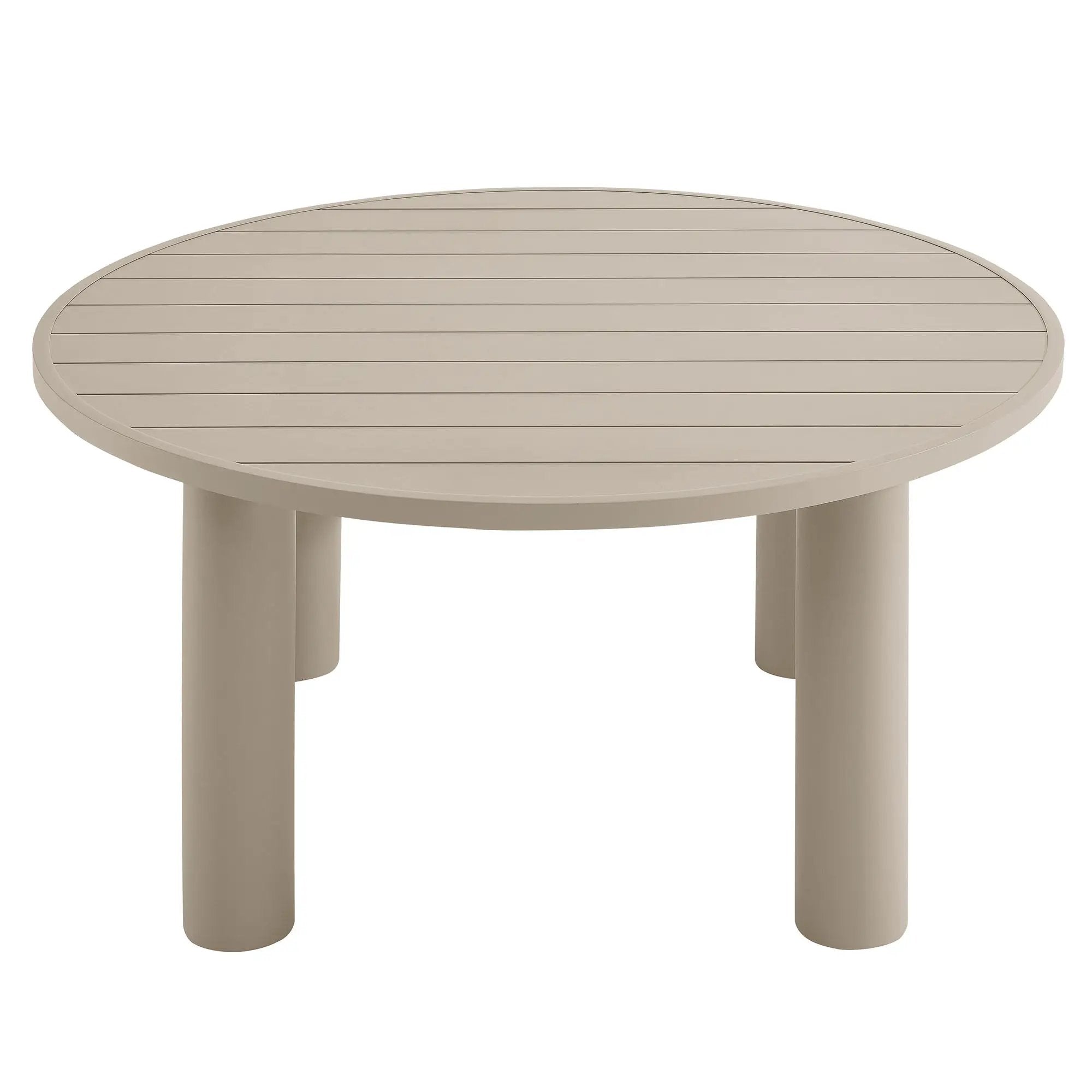 Nautica Outdoor Patio 60" Round Aluminum Dining Table by Modway by HouseOfZazla