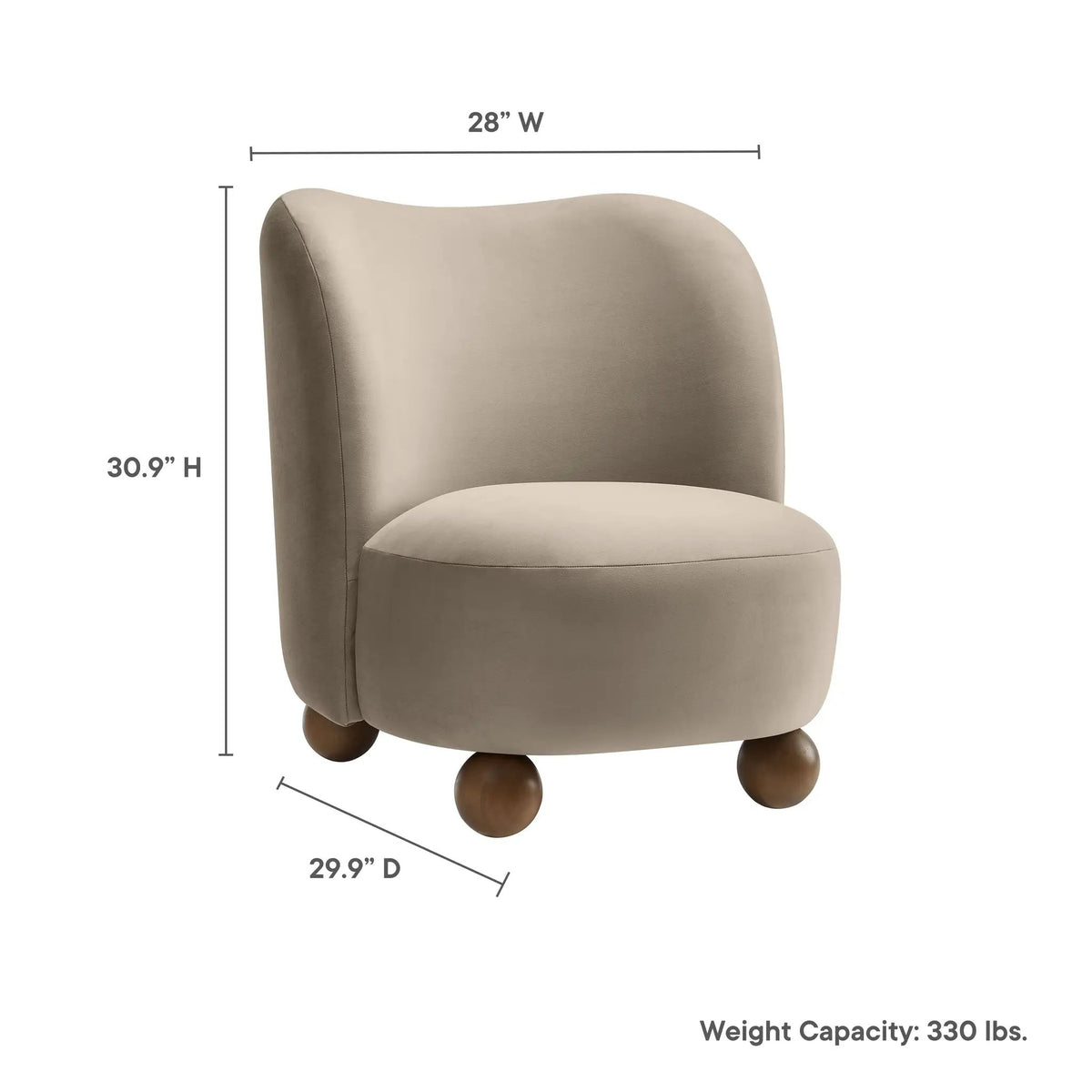 Monroe Performance Velvet Accent Chair by Modway by HouseOfZazla