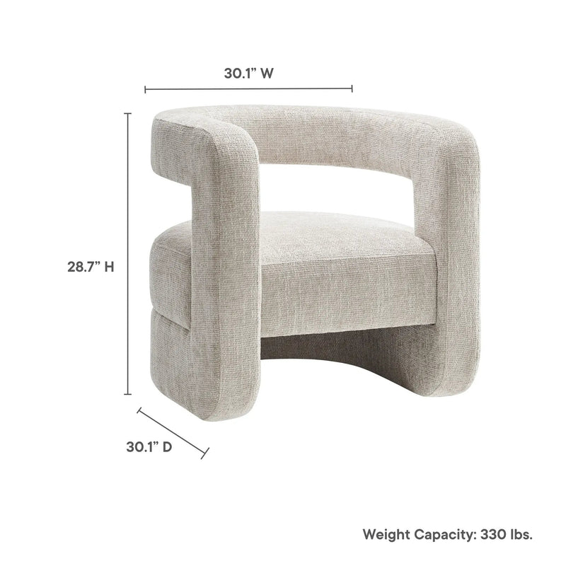 Jaylin Upholstered Chenille Accent Chair by Modway by HouseOfZazla